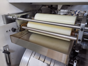 Máquina de Fazer Sacos de Papel para Frutas Controlada por PLC de Alta Velocidade com Motor e Motorização para Sacos em V - Product Image 4