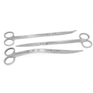 Cortadores de plantas para acuarios de acero inoxidable al por mayor, 25 cm de longitud extendida, cortadores largos ondulados, herramientas para paisajismo de acuarios - Product Image 2