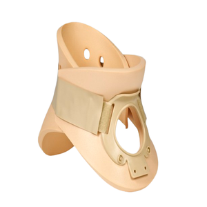 Collare di supporto per collo Beige Premium regolabile colletto cervicale traspirante impermeabile per protezione all'ingrosso fissatore per collo da esportazione - Product Image 1