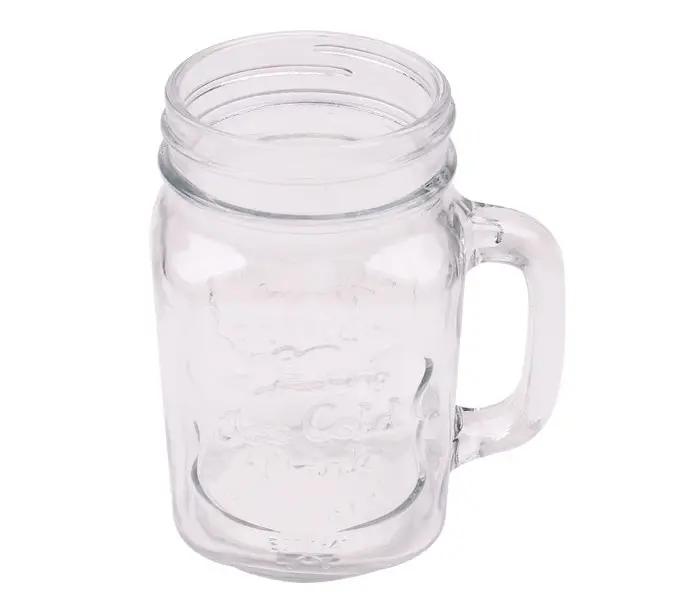 Cho nước trái cây uống với chất lượng cao Nhà hàng nóng bán tùy chỉnh thủy tinh hộ gia đình 500ml phun kính màu Mason Jar