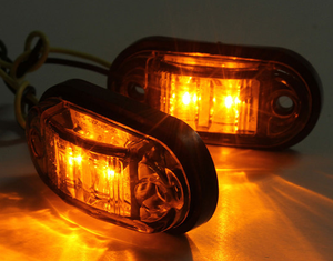 Hot Selling Oval Mini Strobe <strong>Light</strong> <strong>Led</strong> <strong>Lights</strong> Trucks12v/24v/10-30v 2LED <strong>Side</strong> Lamp for Trailer Trucks - Product Image 5