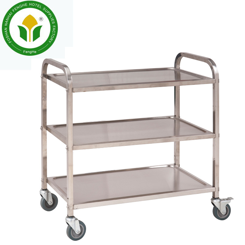 Металлическая Тележка для уборки, Сервировочная Тележка для гостиничных номеров оптом