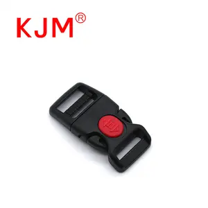 KJM OEM Logo personalizzato in plastica fibbia Clip blocco casco a sgancio rapido fibbia per moto