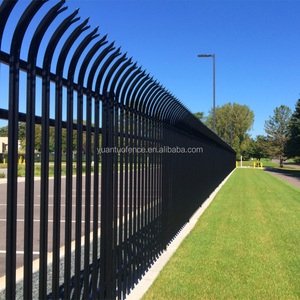 Secure Reinforced 6ft Modern Easily Assembled Bend Top Steel Fence for Airport Perimeter <strong>Guard</strong> - Product Image 6