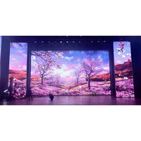 Écran LED incurvé TOPvision P2.6 P3.91 pour scène de mariage intérieure, panneau d'affichage clé en main