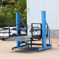 Plateforme mobile de chargement/déchargement de conteneurs hydraulique de 2 tonnes en acier au carbone à deux/quatre colonnes avec télécommande