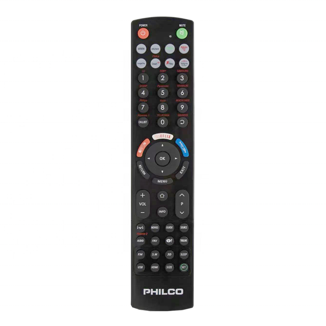 Hostrong Factory OEM ODM 55 Keys Universal PHILCO Remote Control Compatible with Smart LED LCD HDTV TV Support Customization