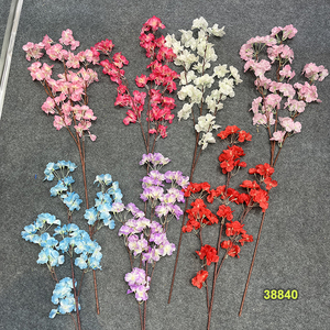 Fleurs artificielles de cerisier blanches et roses à faible MOQ, en promotion, pour décoration de mariage, plafond et toile de fond - Product Image 4