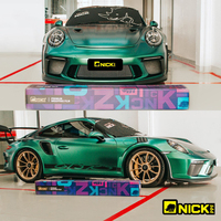 Vente en gros mat 1.52*17M PVC TPU métallisé noir Protection Ppf vinyle couleur Ppf couleur voiture Wrap noir vinyle Film