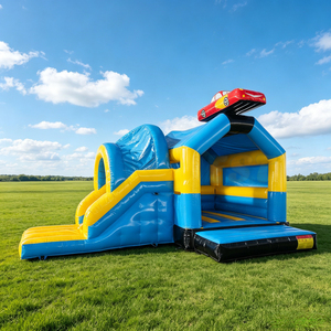 Château Gonflable Thème Voiture de Haute Qualité pour Enfants, Idéal pour Fêtes et <span class=keywords><strong>Location</strong></span> (Hupfburg) - Product Image 2