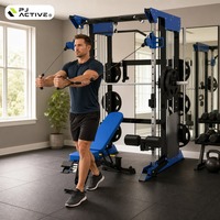 Système de poulies doubles réglables en métal pour la musculation à domicile, machine de tirage vertical mural, station de fitness pour le dos avec charge par plaques