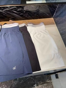 <span class=keywords><strong>Shorts</strong></span> de Cintura Alta para Mujer, Estilo Informal, con Estampado de Letras, Cintura Elástica, Ajuste Holgado, para el Día a Día, Novedad 2025 - Product Image 3