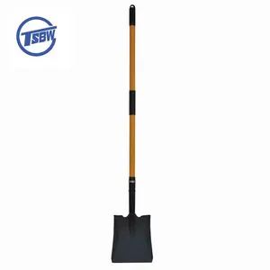 Wholesale Farming Agricultural Tool Garden Steel Flat Mouth Metal Handle Shovel