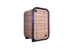 Sauna extérieur infrarouge lointain pour 2 personnes, en bois naturel, cabine de spa domestique pour jardin - Product Image 2