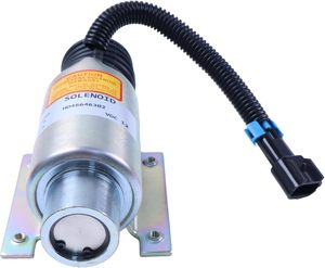 วาล์วควบคุมความเร็วโซลินอยด์12V 24V V2203โซลินอยด์หยุด10-01178-02 100117802 10-0117802 10-01178-04 100117804 - Product Image 2