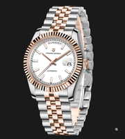 Montres pour hommes PAGANI DESIGN 1752, montre automatique de luxe en or rose pour hommes, montres mécaniques à bracelet, miroir saphir, cadeau pour homme