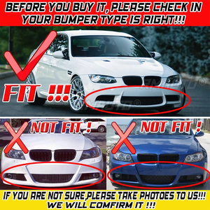 สำหรับ BMW E90 E92 E93 M3 ปี 2007-2013 ชุดแต่งกันชนหน้า สปอยเลอร์ ดิฟฟิวเซอร์ ป้องกันรอยขีดข่วน สีดำเงา ลายคาร์บอนไฟเบอร์ - Product Image 6