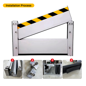 AO SHEN Penghalang Banjir Aluminium 6063 T5 Kekuatan Tinggi Anti Pantul yang Dapat Dilepas untuk Rumah dan Garasi - Product Image 3