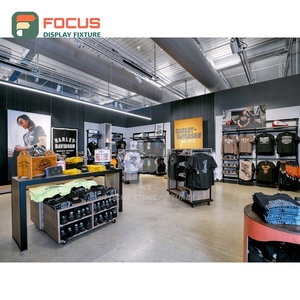 Latest Design Boutique Store Brushed Stainless Steel Display Furniture Store Design Service Boutique Store - Product Image 6
