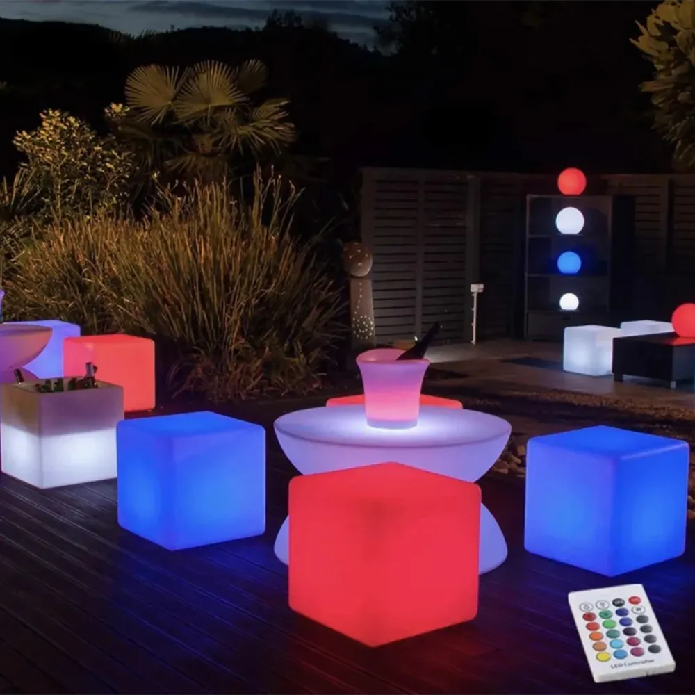 illuminated lounge coffee table shenzhen used huel coffee shop led light bar tables and chairs for event party wedding