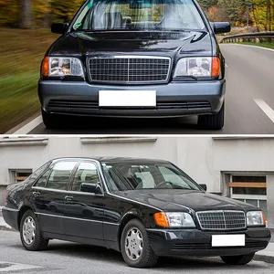 Grilles de course StarNav pour Mercedes Classe S W140 1992-1998 S300 S320 S350 S400 – Cache de calandre supérieure de pare-chocs avant 1408800583 - Product Image 5