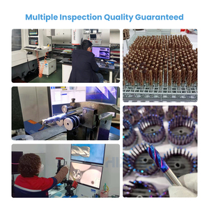 Hrc45/55/60/65 giá bán buôn tùy chỉnh 4 sáo frase endmill vonfram rắn phẳng vuông cuối nhà máy Carbide phay Cutter - Product Image 6