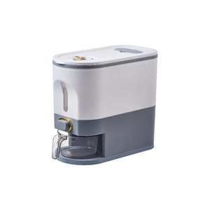 Tốt Nhất Bán Gạo Dispenser Một Nút Công Suất Lớn Hộp Lưu Trữ Hạt Dispenser Ngũ Cốc Thực Phẩm Lưu Trữ <span class=keywords><strong>Container</strong></span> - Product Image 3