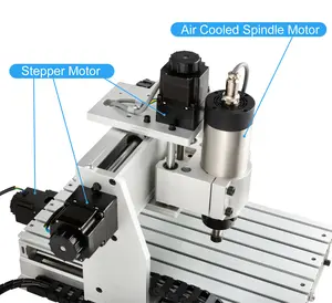 Hobby 3020 3 ejes/4 ejes 300W/800W/1500W Mini máquina CNC enrutador de madera de escritorio PCB tallado pequeña máquina enrutadora CNC