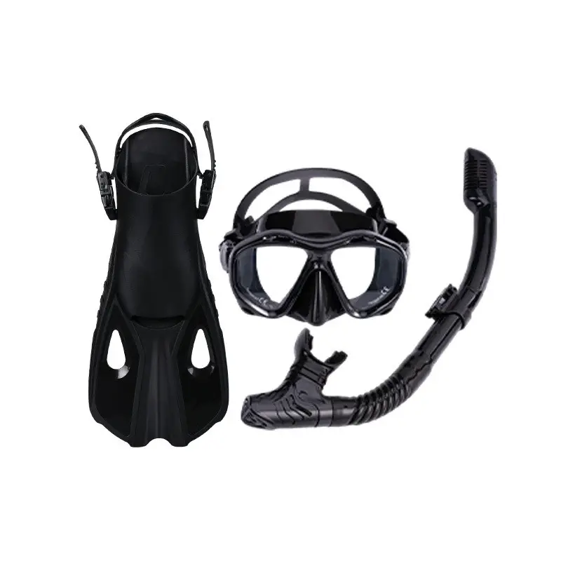 Eco Friendly anti-fog diving mask Swimming fins diving Diving mask fin snorkel set suitable for swimming