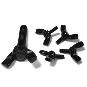 Customized <strong>Black</strong> SS SUS 18-8 Stainless Steel Inox Butterfly <strong>Screw</strong> M4 M5 M6 Wing Bolt for Machinery <strong>Thumb</strong> Bolt and Nut