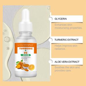 Suero Facial de Cúrcuma con Vitamina C, Reafirmante, Revitalizante y Antienvejecimiento para Venta al por Menor - Product Image 4