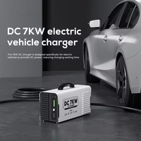 Nouvelle station de recharge pour voiture électrique portable DC 7KW 20A compatible GB/T CCS2 EV ID4 220V IP32