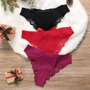 Женские кружевные трусики с бантом - Product Image 4