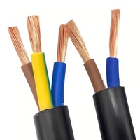 2,5mm Kabel 3-adrig 4mm PVC Kupfer Mechanisches Steuerkabel für Industrielle Gebäudeeinsatz 100m Rolle Preis pro Meter
