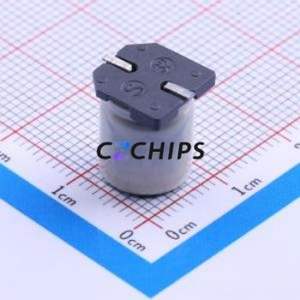 Condensateur électrolytique hybride solide-liquide en aluminium 35HVH220M SMD, D10xL12.5mm 220uF 20% 35V 10000hrs-105 ℃ - Product Image 2