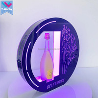 Présentateur de bouteille LED rechargeable T-Worthy Glorifier Display pour service VIP Grey Goose Wedding Night Ice Buckets Party Beverage