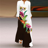 Celmia — robe à manches longues, numérique 3D et imprimé Floral, ample, décontractée, grande taille, offre spéciale, printemps été, 2022