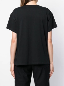 <span class=keywords><strong>T</strong></span>-<span class=keywords><strong>shirt</strong></span> noir imprimé, coupe ample, col rond, décontracté, manches courtes, style basketball - Product Image 3