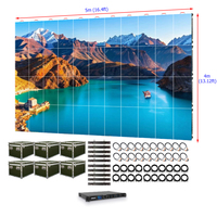 Écran LED d'affichage pour événements haute définition P2 de 5 m x 4 m, installation rapide, écran LED de location de 16 pi x 13 pi