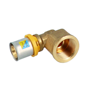 Raccordo Femmina a Pressione Angolare 1/2 X 20 per Tubi Multistrato - Componenti per Sistemi HVAC - Product Image 1