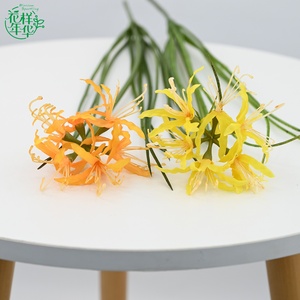 Flor Artificial de Lycoris Radiata de Alta Calidad y Larga Duración de 56 cm para Decoración de Interiores, Centros de Mesa y Arreglos Florales - Product Image 4