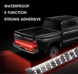 Yosovlamp Versa modèle trois rangées de feux arrière de camionnette <span class=keywords><strong>48</strong></span> 60 pouces bande lumineuse modifiée trois couleurs avertissement inverse clignotant - Product Image 4