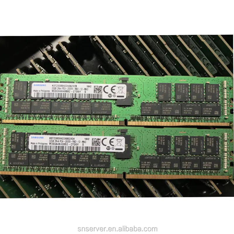 Marca nueva M393A4K40BB1-CRC0Q 32GB DDR4-2400MHZ ECC REG CL17 DIMM 1,2 V de doble rango SY