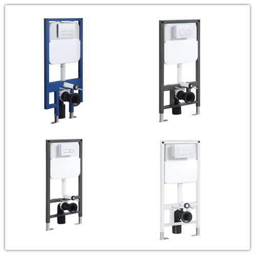 Wall Mounted Concealed Cistern Dual Flush