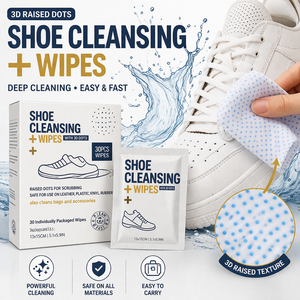 Lingettes Nettoyantes pour <span class=keywords><strong>Chaussures</strong></span>, Nettoyant pour Baskets, Lingettes Nettoyantes Puissantes Jetables Portables pour l'Extérieur, Lingettes pour <span class=keywords><strong>Chaussures</strong></span> Blanches - Product Image 1