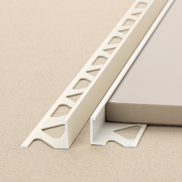 Fournisseur fiable Bords de carrelage en aluminium garnis Bande profilée de transition Garniture de bord de carrelage pour la décoration d'hôtel
