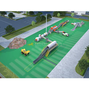 Peralatan penyortir limbah busuk kelembapan tinggi, jalur daur ulang limbah multifungsi dengan peralatan pengeringan sampah - Product Image 1