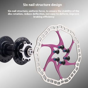 DEEP 160mm/180mm Semi-Metallic Schijfremblokken Aluminium Remklauw Zespakig Ontwerp Racefietsen Sterke Warmteafvoer - Product Image 4