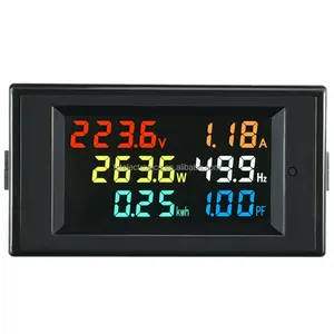 D69-2058 AC digital display voltage current power frequency factor electricity meter multi-function instrument monitor