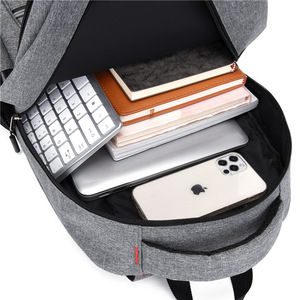 <b>Student</b> <b>Backpack</b> 18 In Solid Color Computer Interlayer For Boys Leisure Travel - Product Image 3